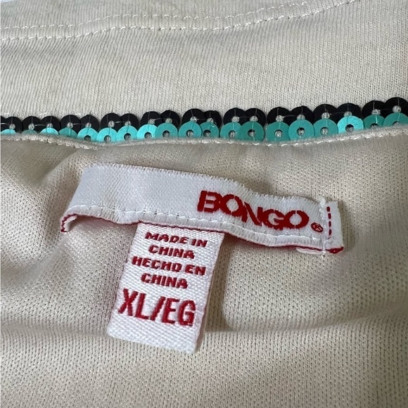 Bongo Mini Stretch Skirt with Sequins and Aztec or Native American Design XL - Picture 5 of 9